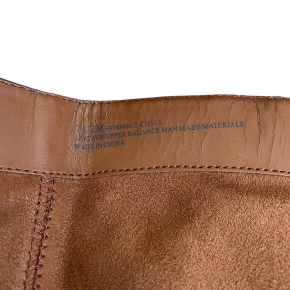 Etienne Aigner Equestrian Riding Boots 7.5M/37.5 Black Brown Leather Knee High - Picture 6 of 10